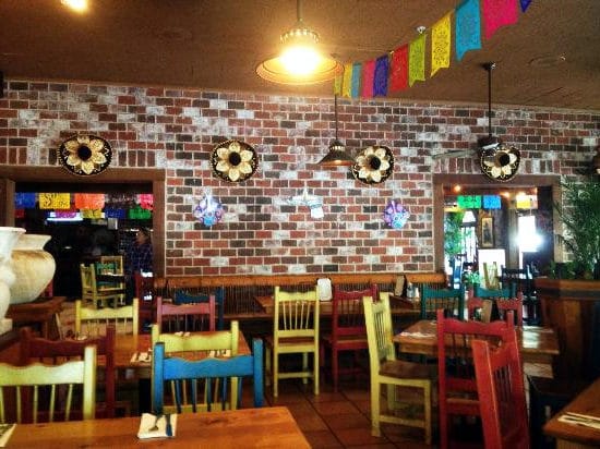 Decoración de un restaurante mexicano