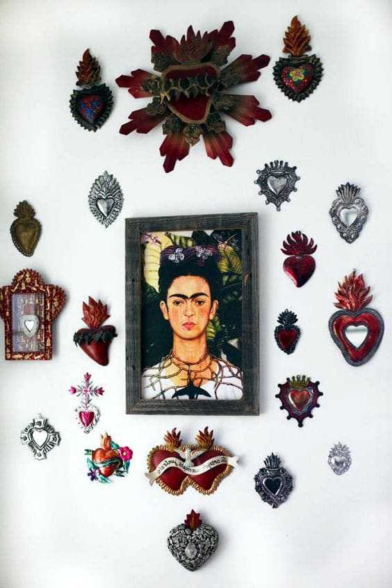 Mural con Frida Khalo